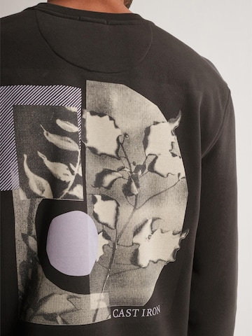 Felpa 'Sweatshirt with back artwork' di CAST IRON in grigio