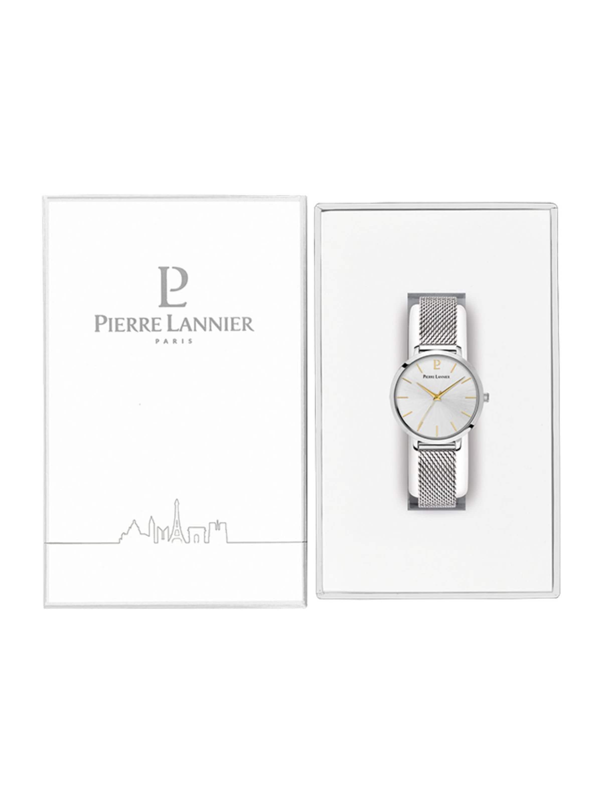 Pierre Lannier Analoguhr‌‌‌‌‌‌‌‌ in Silber