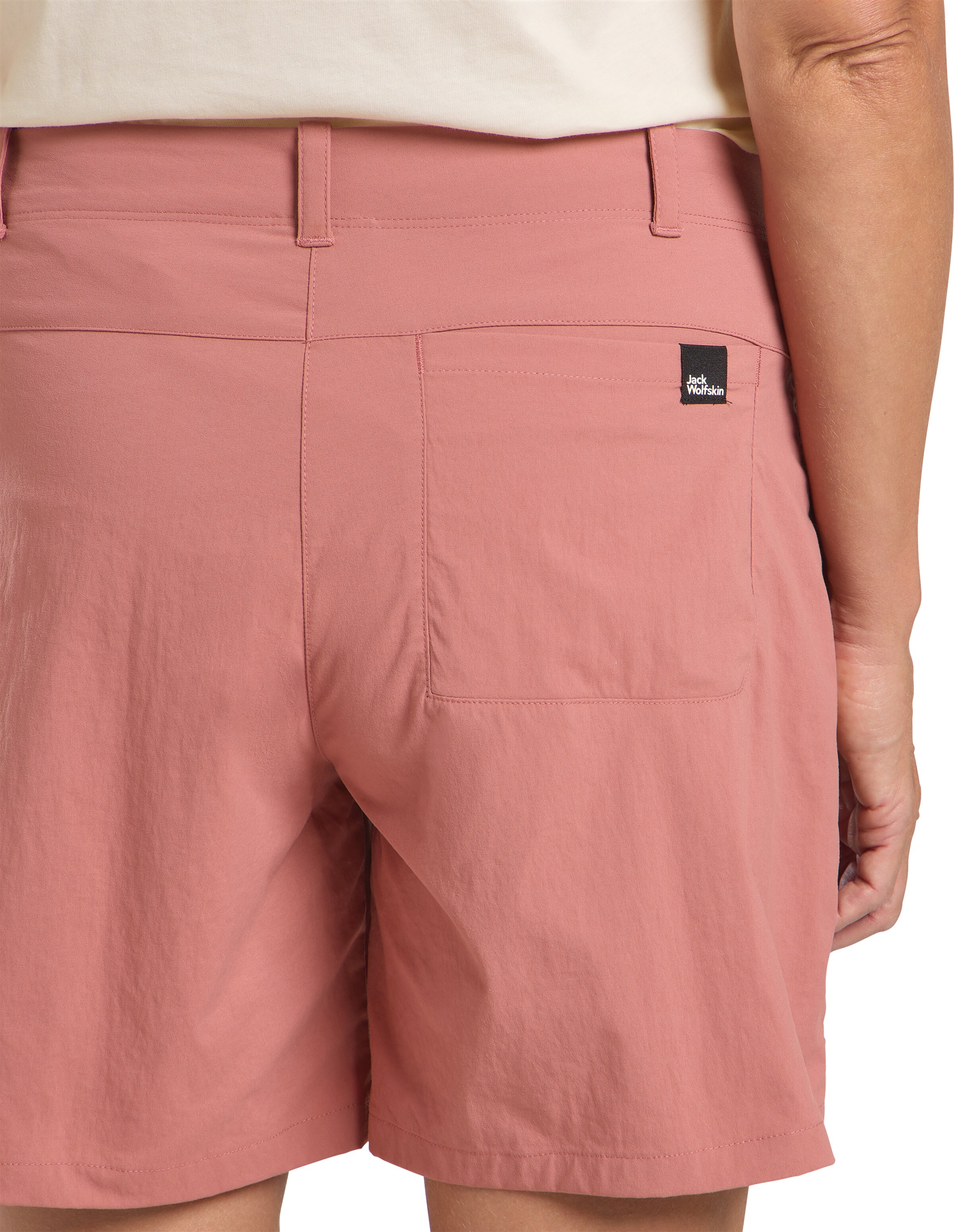 JACK WOLFSKIN Regular Outdoor Pants 'Desert' in Pink