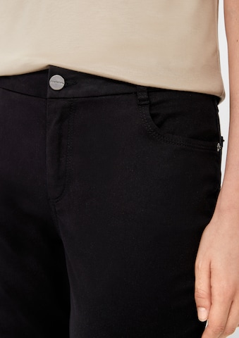Regular Pantalon COMMA en noir