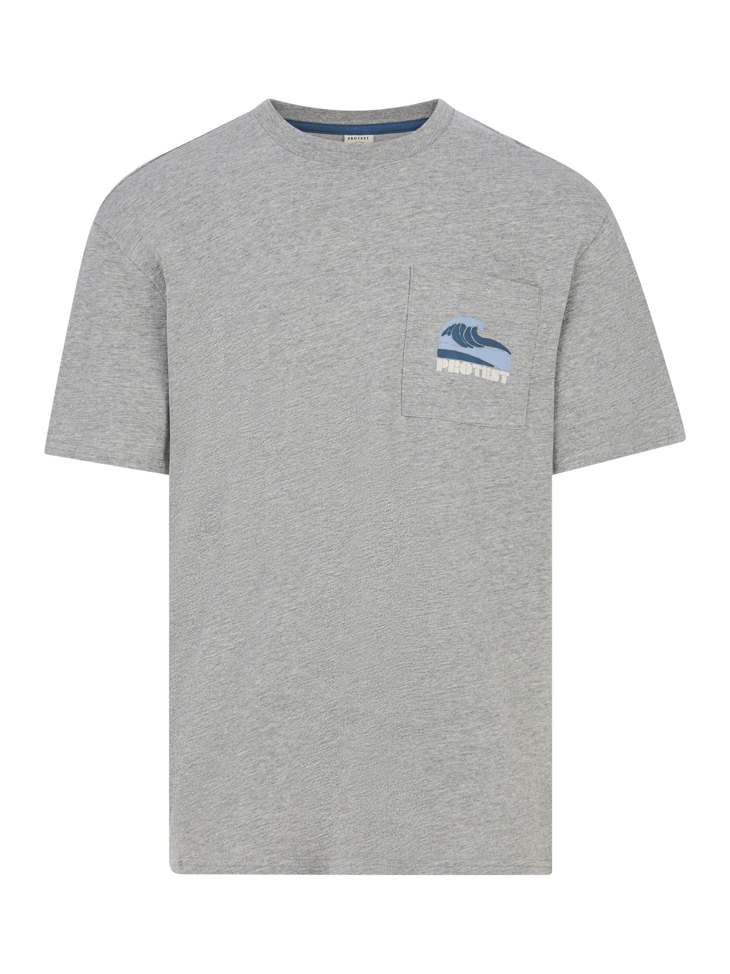PROTEST Shirt 'PRTJake' in Grey: front