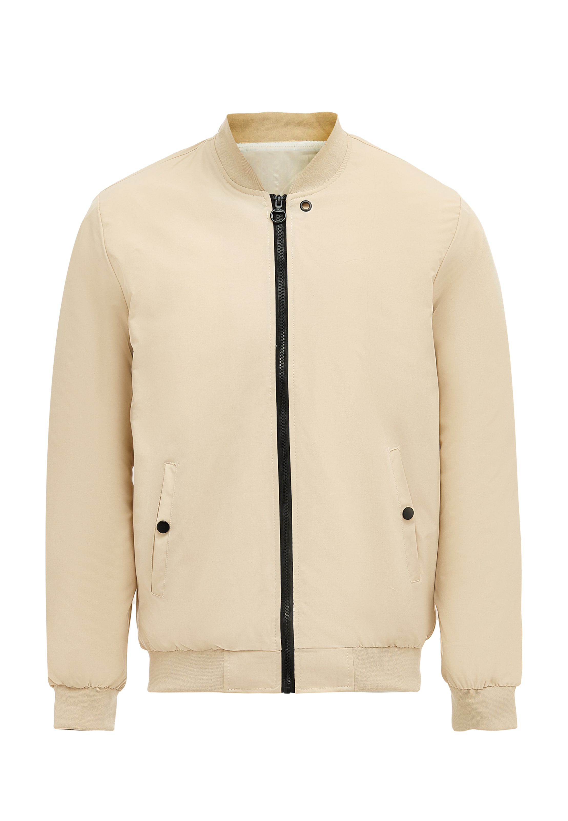 Exide Between-Season Jacket in Beige: front