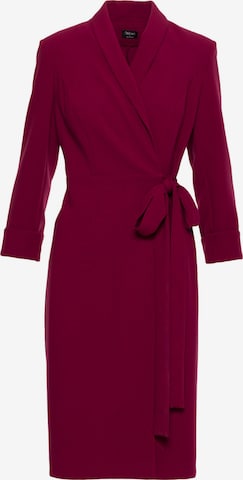 Rochie 'Sukienka szmizjerka wiązana w talii' de la Stylove pe roșu: față