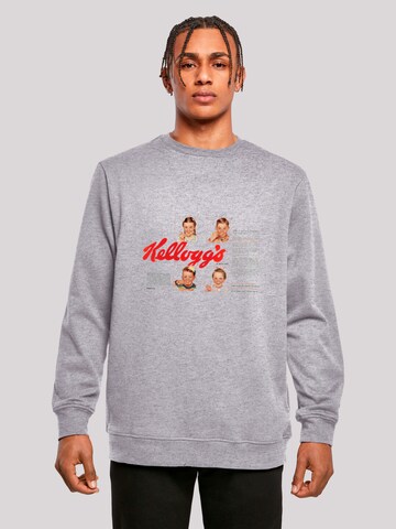 Sweat-shirt 'Kellogg's Corn Flakes Cereal Box Children Retro' F4NT4STIC en gris