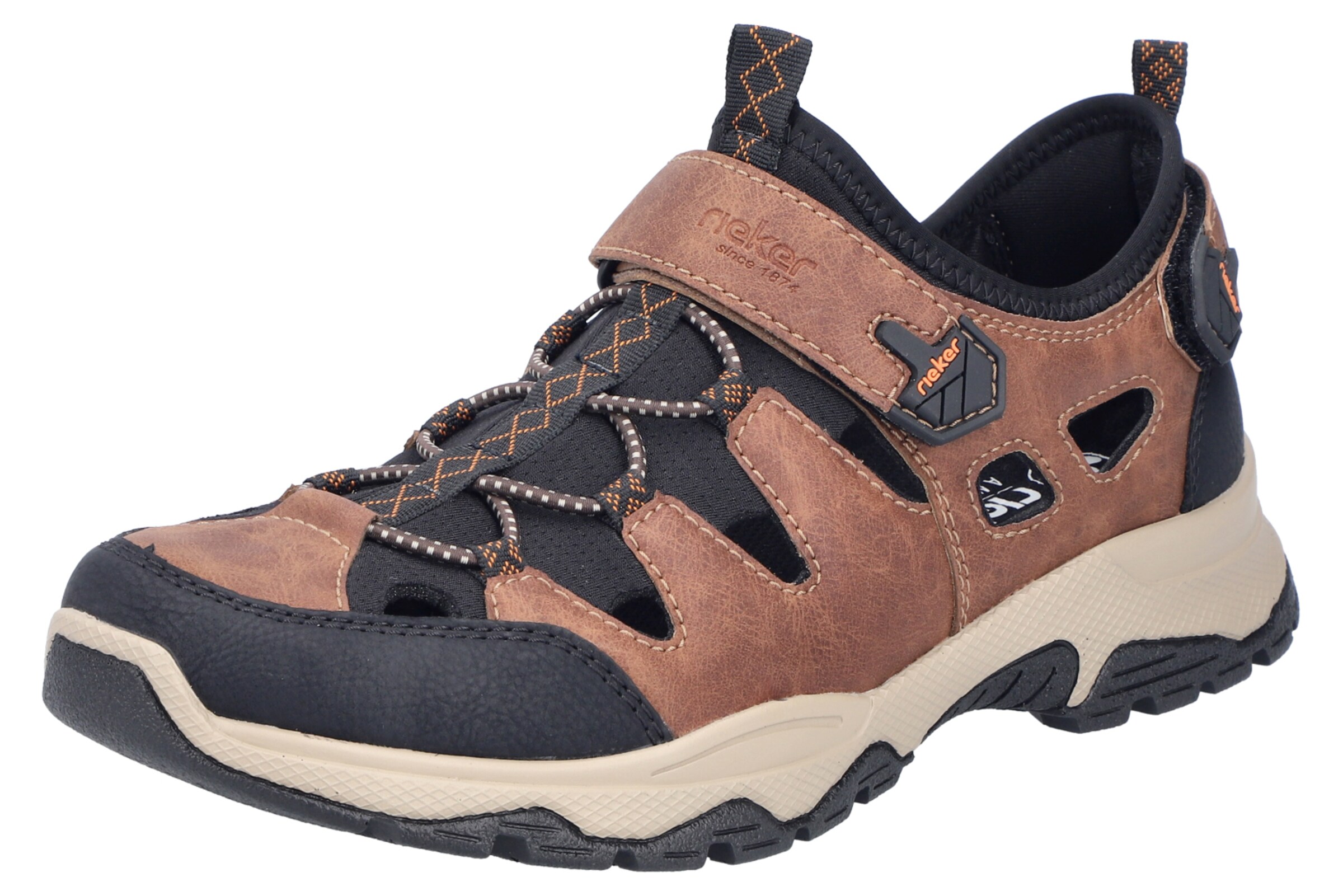 Rieker Slip On in Braun: Vorderseite