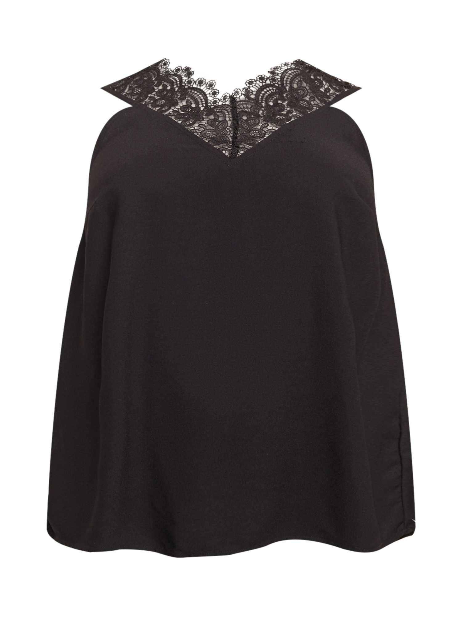 Taglie comode Abbigliamento Zizzi Camicia da donna ECARLA in Nero Taglie comode Abbigliamento Zizzi Camicia da donna ECARLA in Nero