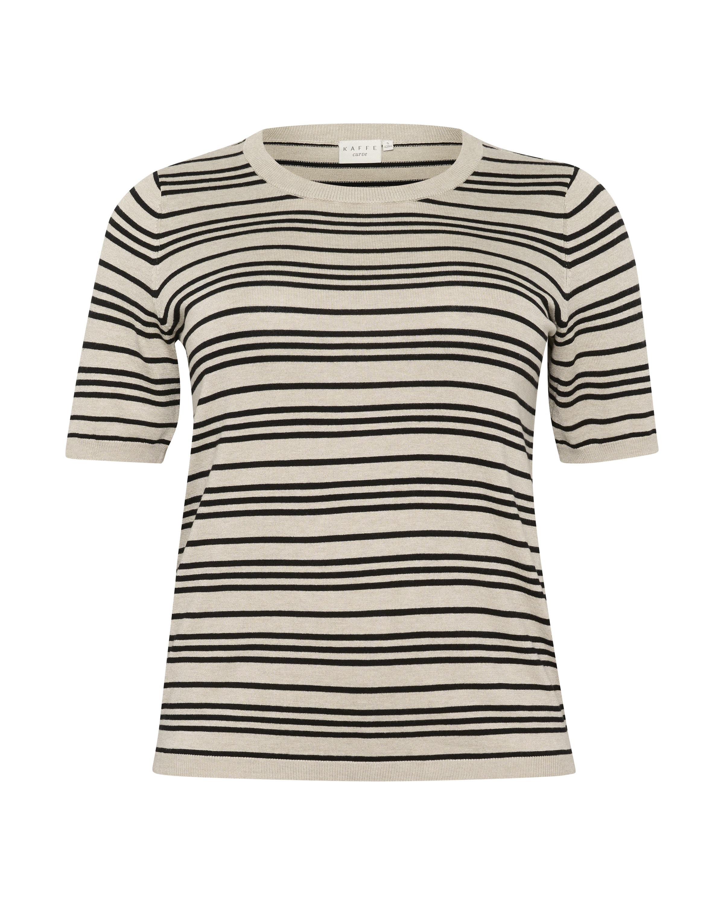 KAFFE CURVE - Jersey 'KCLizzy' en negro: frente