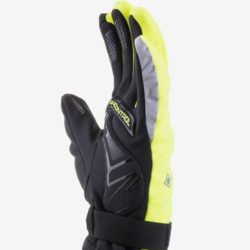 ZIENER Athletic Gloves in Yellow