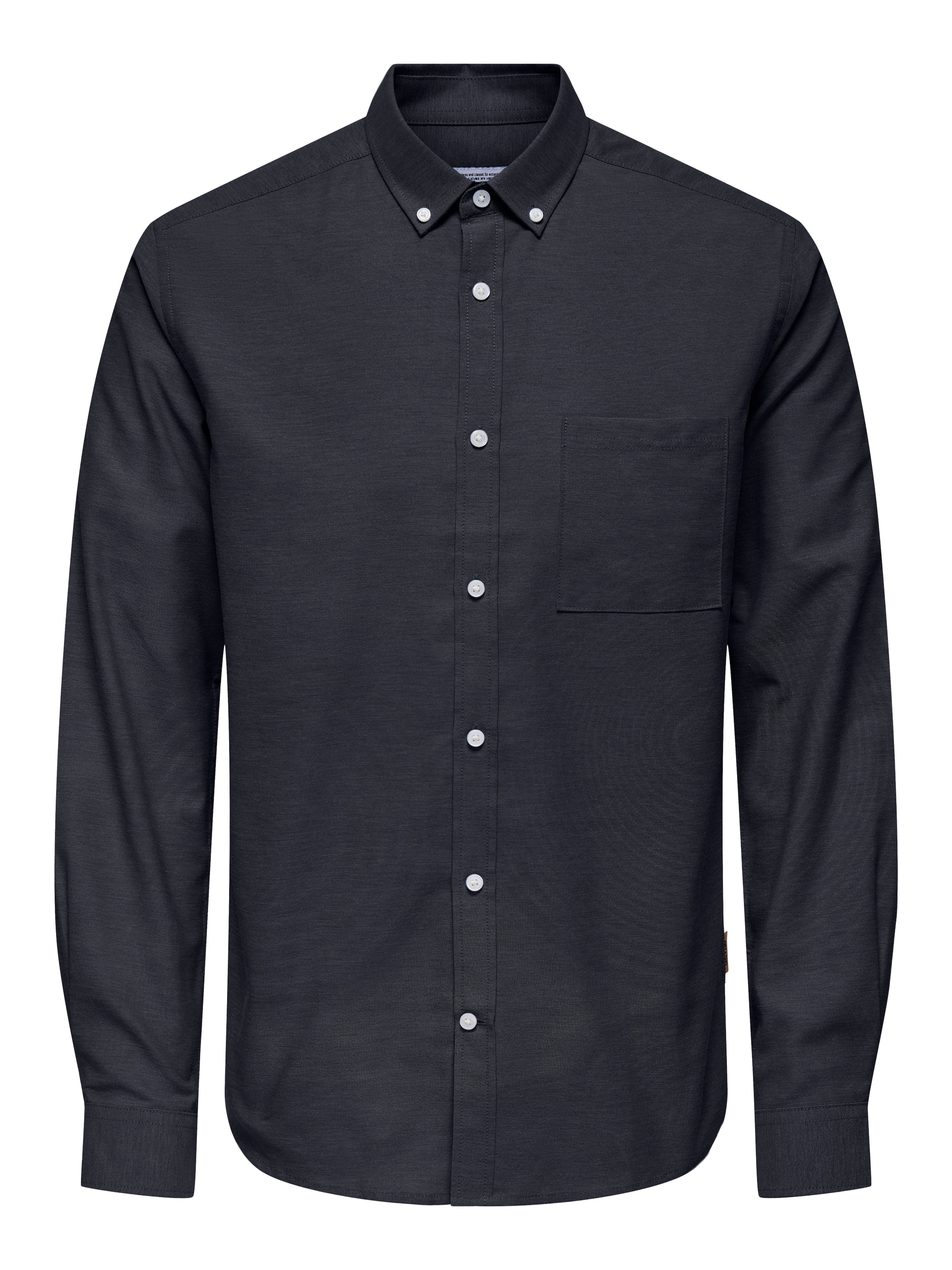 Only & Sons Slim fit Button Up Shirt 'ONSAlvares' in Blue: front