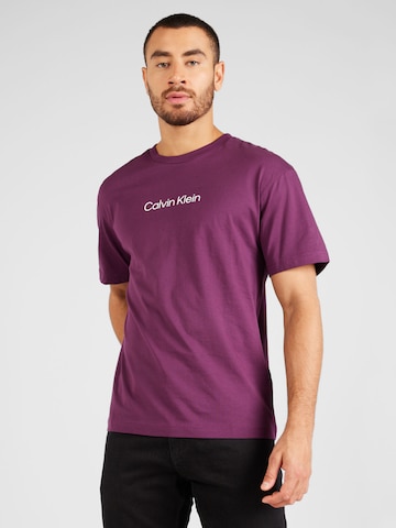 Calvin Klein T-Shirt 'Hero' in Lila: predná strana