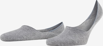 FALKE Ankle Socks 'Step Medium Cut' in Grey: front