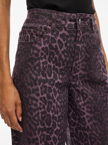 VILA Wide leg Jeans in Rood