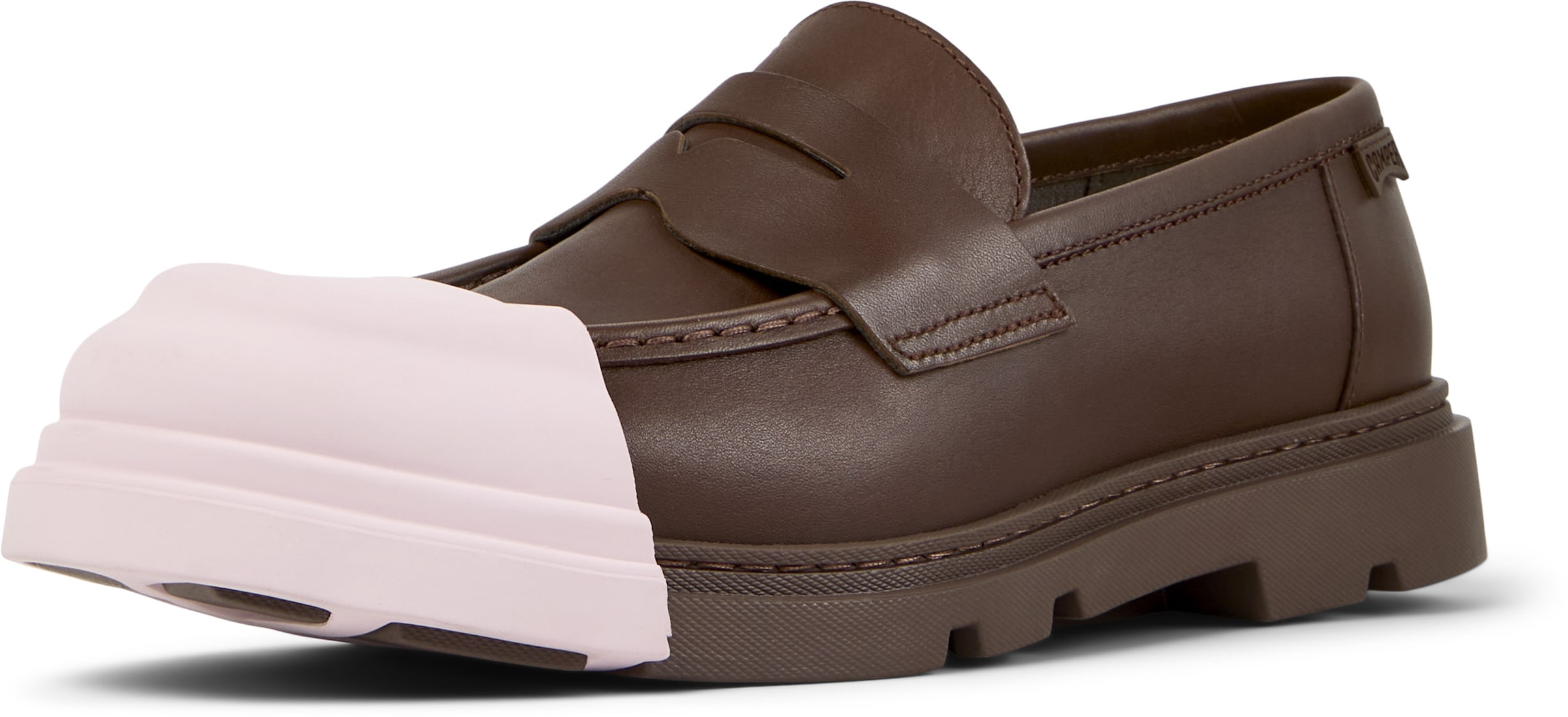 Slipper 'Junction' di CAMPER in marrone: frontale