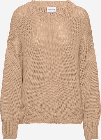 americandreams Oversizepullover 'Pepper' in Braun: Vorderseite