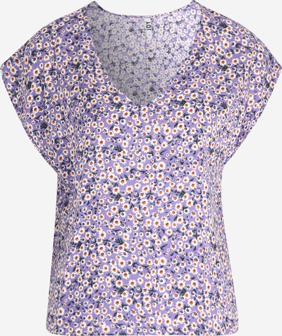 JDY Petite Blouse 'STARR LIFE' in Dark green / Light purple / Dark orange / Black / White, Item view