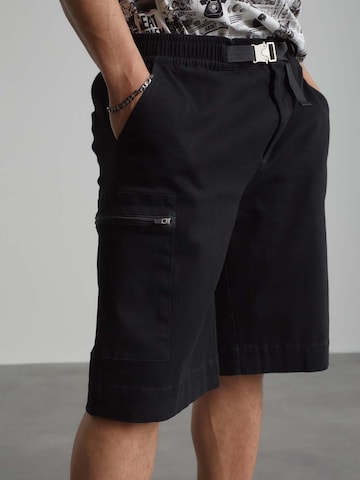 ABOUT YOU x Benny Cristo Regular Pants 'Ron' in Black