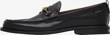 HUGO Loafer 'Varian' värissä musta: etupuoli