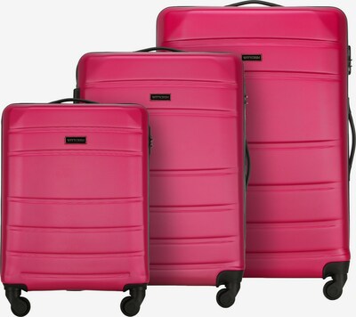 Wittchen Kofferset 'Globe line' in pink, Produktansicht
