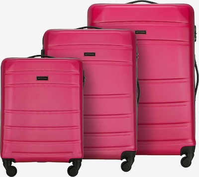 Wittchen Kofferset 'Globe line' in pink, Produktansicht