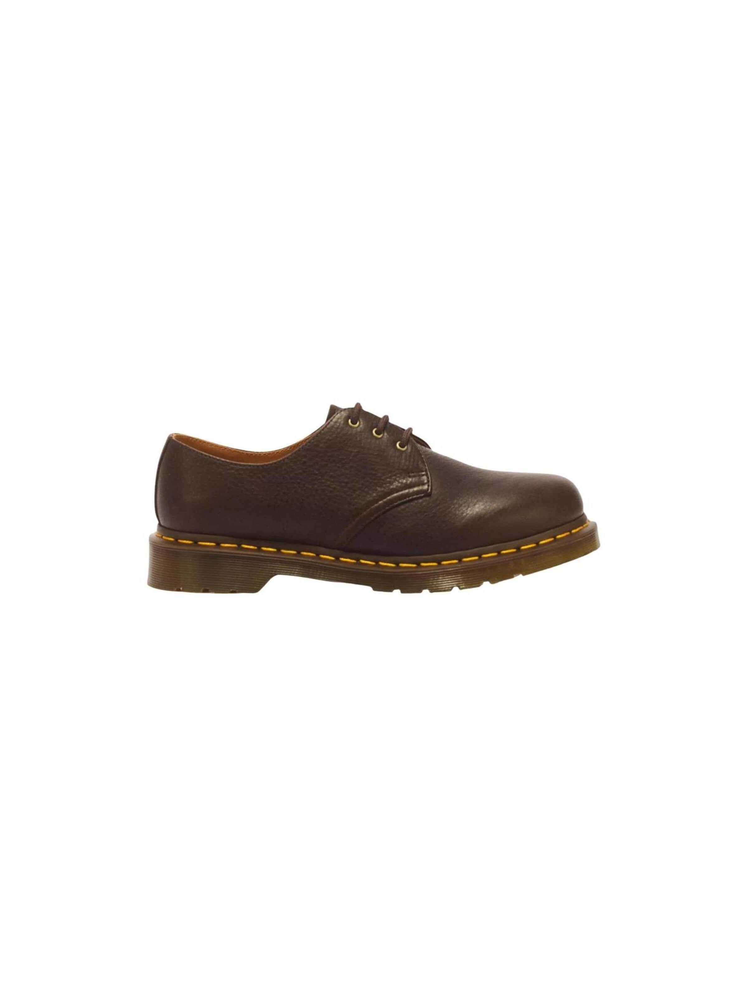 Dr. Martens Veterschoen in Bruin: voorkant