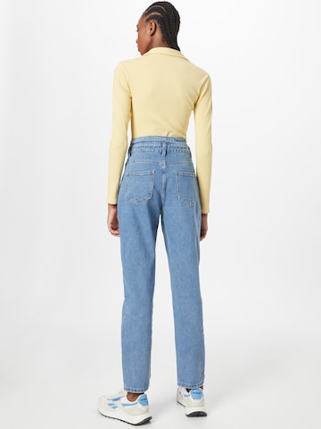 Dorothy Perkins Regular Pleated Jeans in Blue