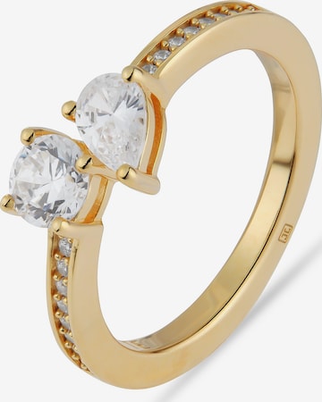 JETTE Ring in Gold: front