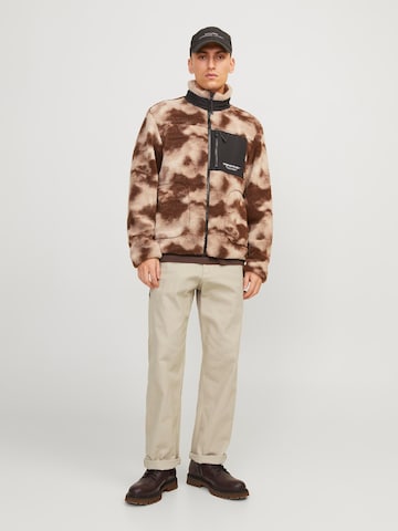 JACK & JONES Regular Housut 'Teddie' värissä beige