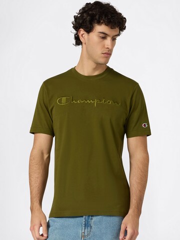 Champion Authentic Athletic Apparel Särk, värv roheline: eest vaates