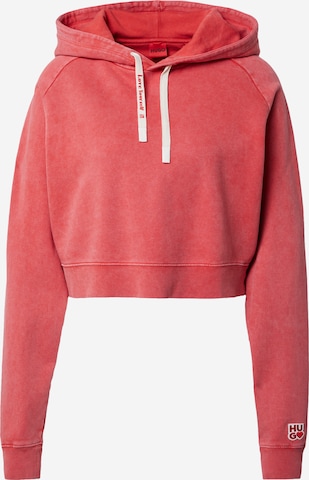 HUGO Red - Sudadera 'Dimalaya' en rojo: frente