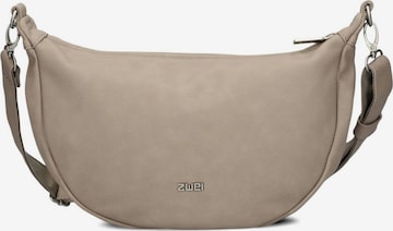Sac à bandoulière 'Mademoiselle' ZWEI en marron : devant