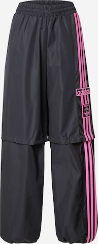 Baggy Pantaloni de la ADIDAS ORIGINALS pe negru: față