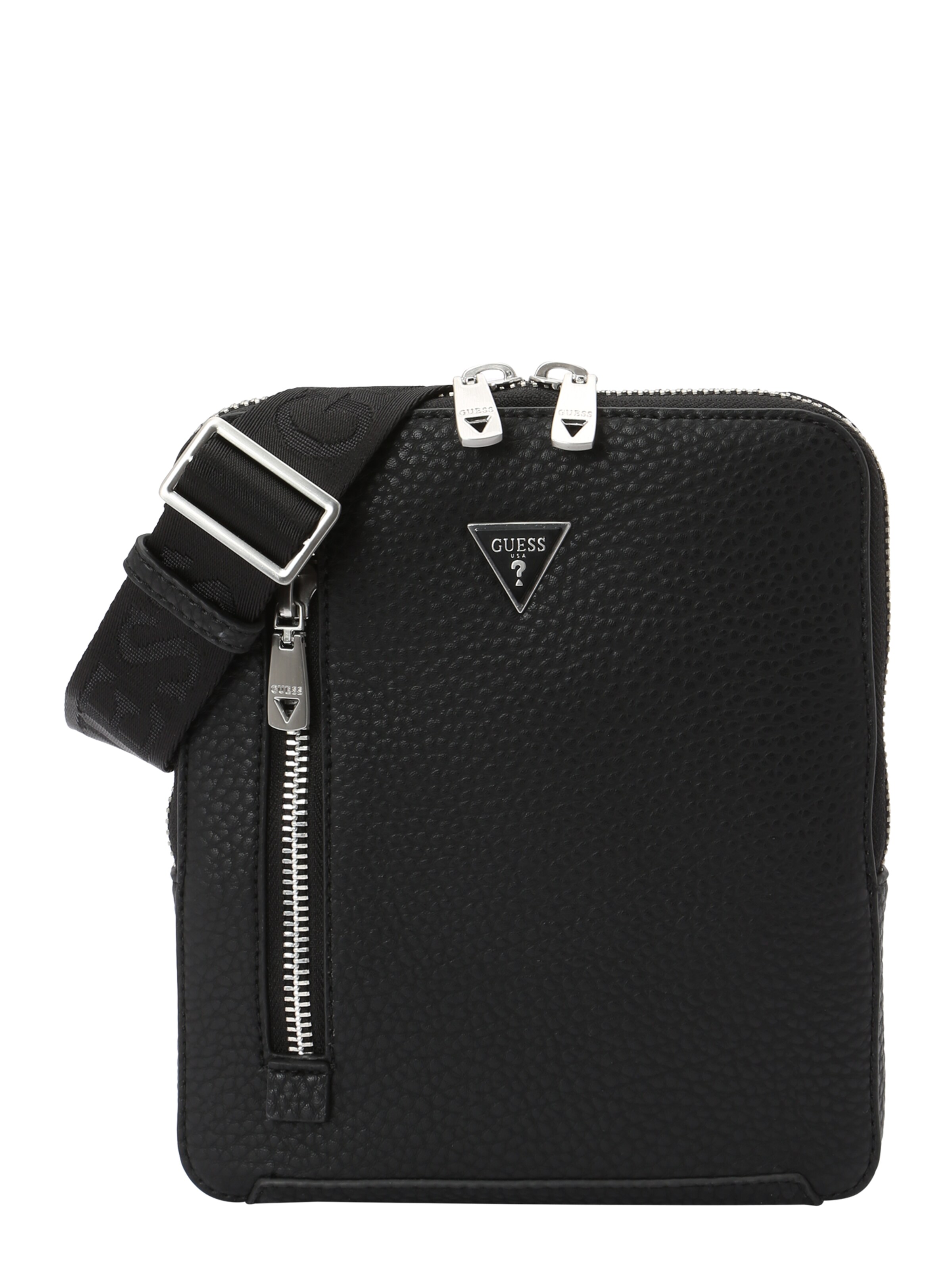 GUESS Taška cez rameno 'TORINO' - Čierna: predná strana