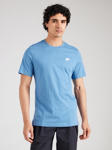 Nike Sportswear Футболка 'CLUB' в Синий: спереди