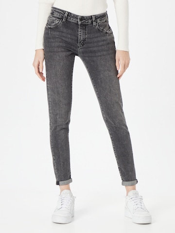 Mavi גזרת סלים ג'ינס 'Lexy' באפור: מלפנים