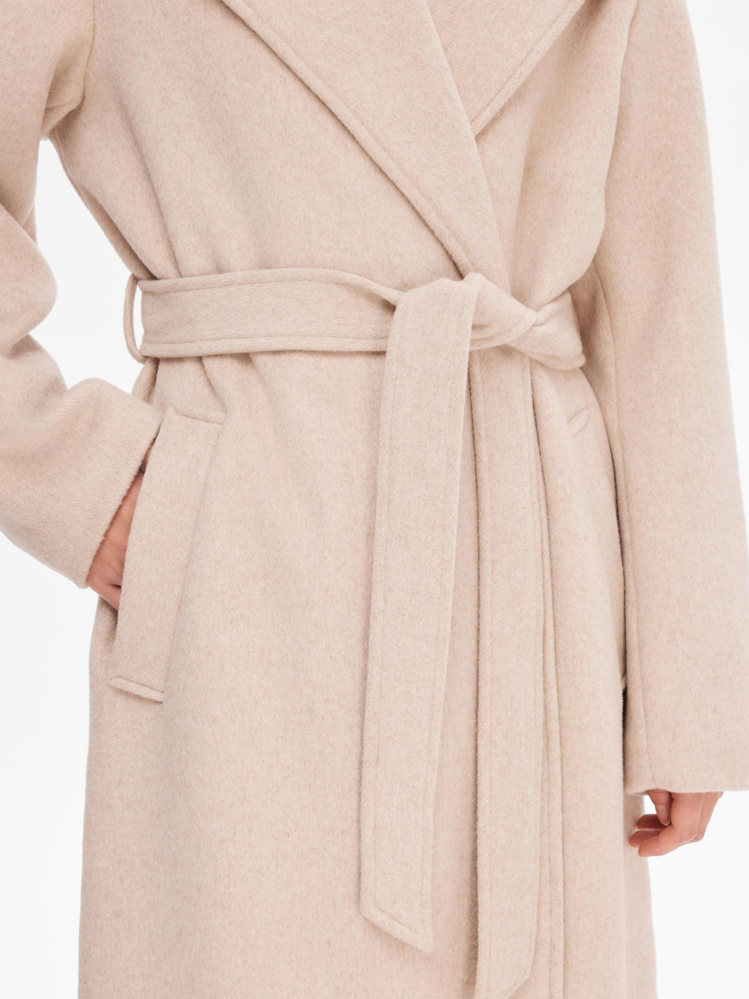 Manteau mi saison SLFRosa SELECTED FEMME en Nude ABOUT YOU