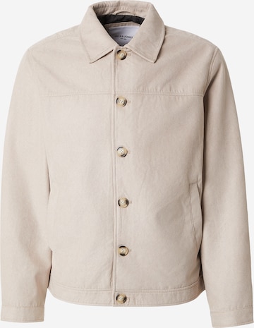 smėlio JACK & JONES Demisezoninė striukė: priekis