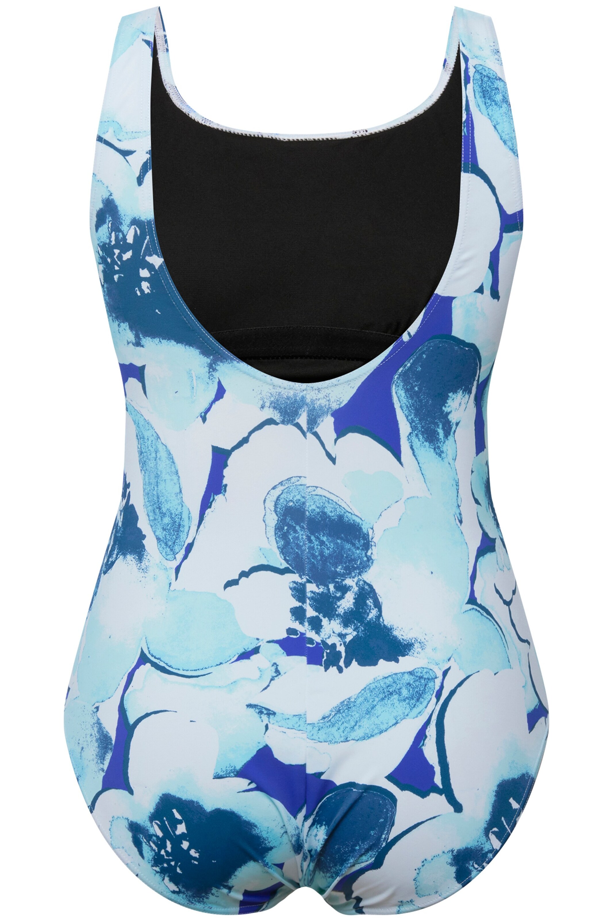 Ulla Popken Badeanzug in Blau