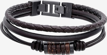 s.Oliver Bracelet in Brown: front