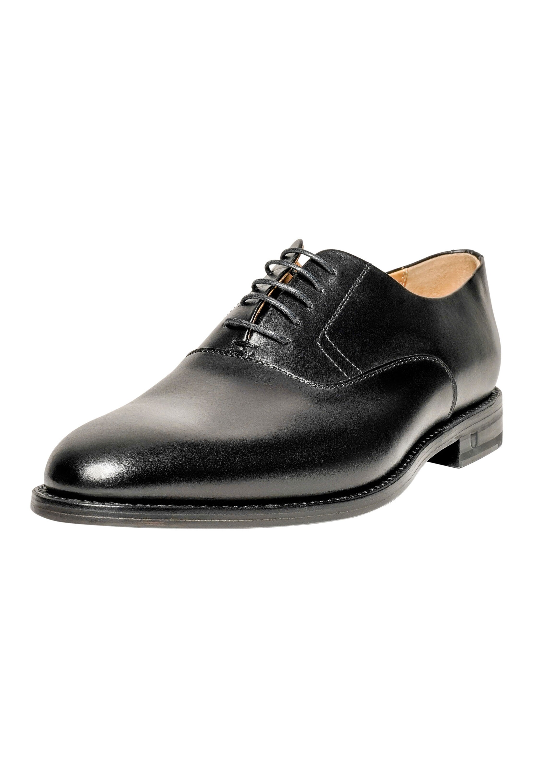 Henry Stevens Schnürschuhe in Schwarz: Vorderseite