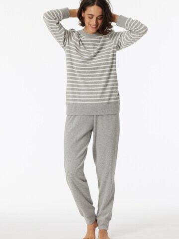 SCHIESSER Pajama ' Casual Essentials ' in Grey