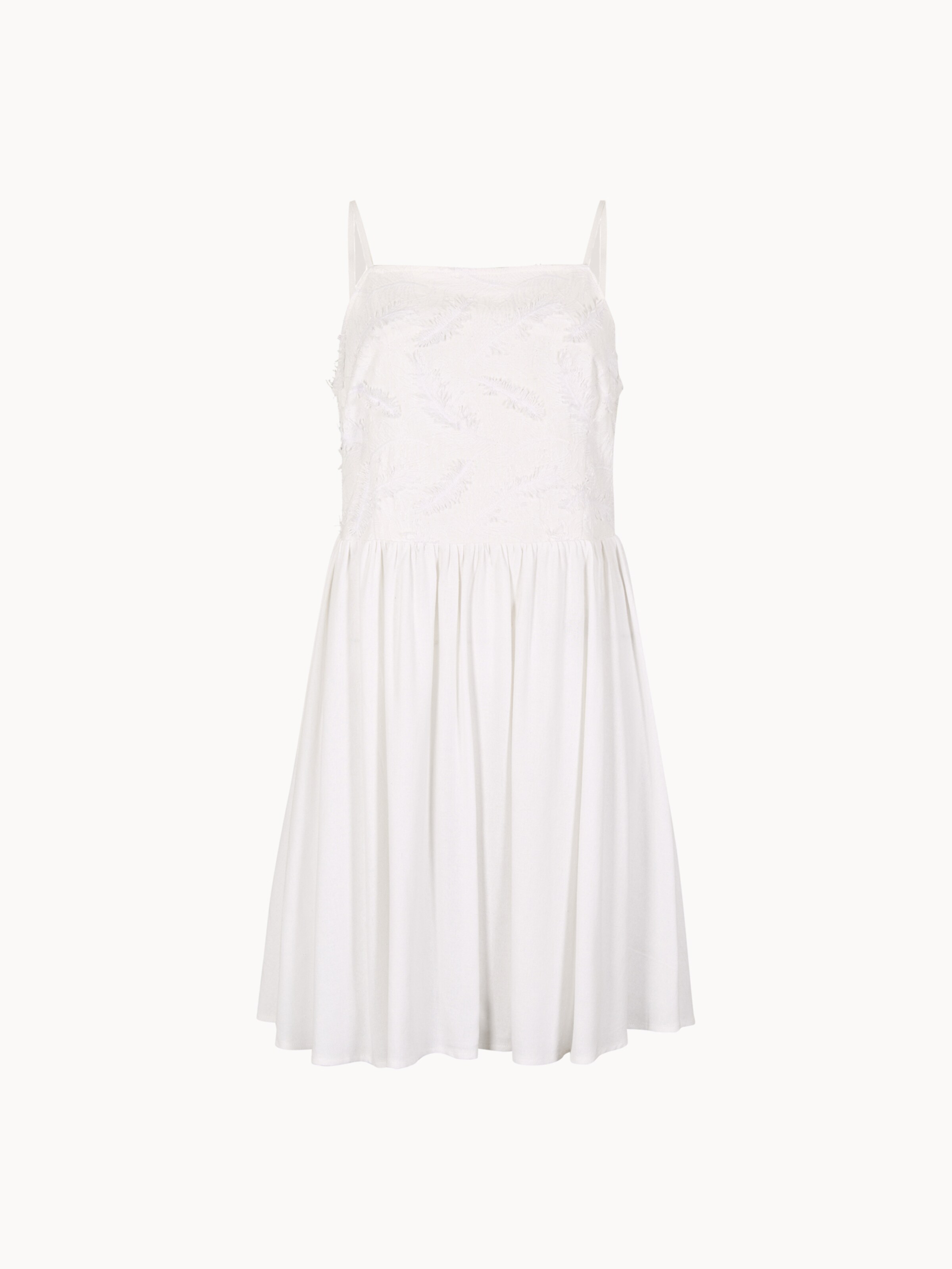 Robe Apricot en blanc