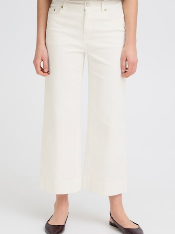 Fransa Wide leg Τζιν 'FRCHICAGO HANNA' σε λευκό: μπροστά