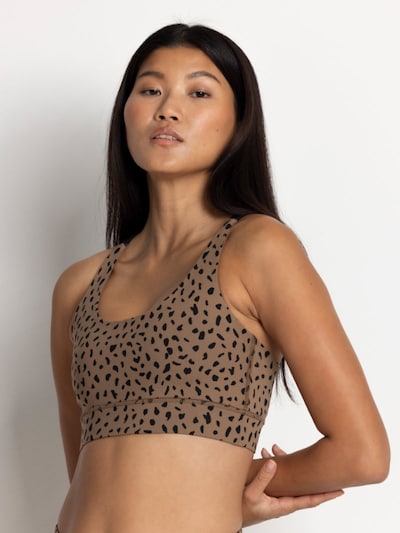 Hey Honey Sports Bra 'Criss Cross' in Taupe, Item view