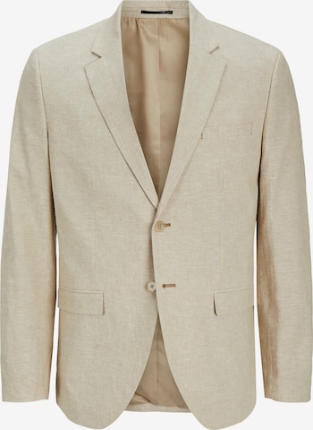 Slim fit Giacca da completo 'Riviera' di JACK & JONES in beige: frontale