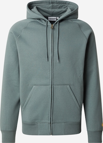 Giacca di felpa 'Chase' di Carhartt WIP in verde: frontale