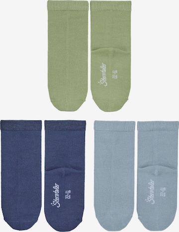 STERNTALER Socks 'Bambus' in Blue: front