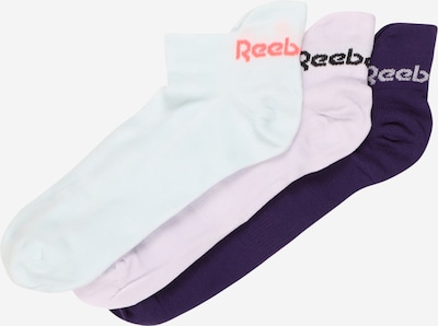 Sportinės kojinės 'TECH STYLE' iš REEBOK , spalva - purpurinė / tamsiai violetinė / balta, Prekių apžvalga