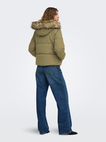 ONLY Winter jacket 'ONLJuta' in Green