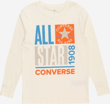 CONVERSE Тениска 'ALL STAR' в бежово: отпред