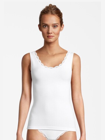 Nina von C. Undershirt 'Body & Soul' in White: front